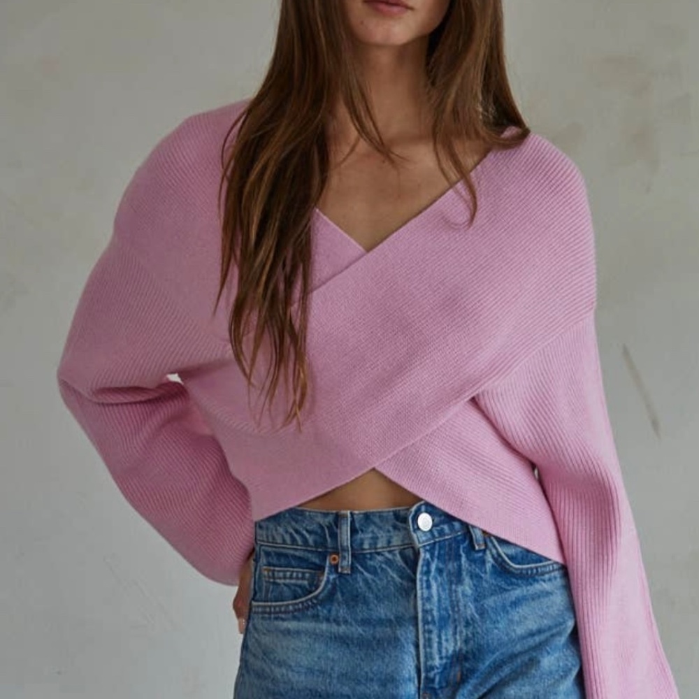 By Together Knit Pink Sweater